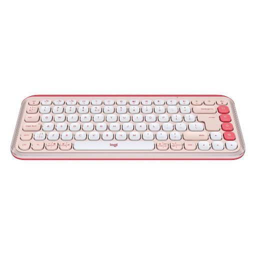Εικόνα της Πληκτρολόγιο Logitech Pop Icon Keys Bluetooth Rose/Off White 920-013073