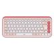 Εικόνα της Πληκτρολόγιο Logitech Pop Icon Keys Bluetooth Rose/Off White 920-013073