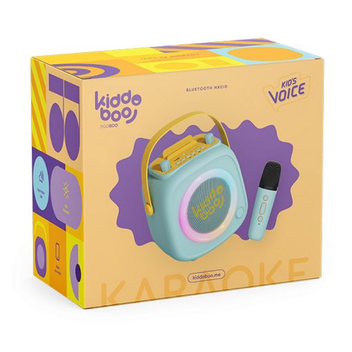 Εικόνα της Ηχείο Kiddoboo KidsVoice Bluetooth Κaraoke Speaker & Mic Mint KB23028MNT