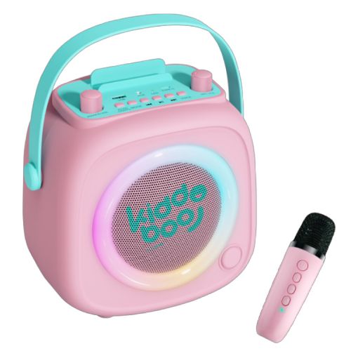 Εικόνα της Ηχείο Kiddoboo KidsVoice Bluetooth Κaraoke Speaker & Mic Pink KB23028PNK