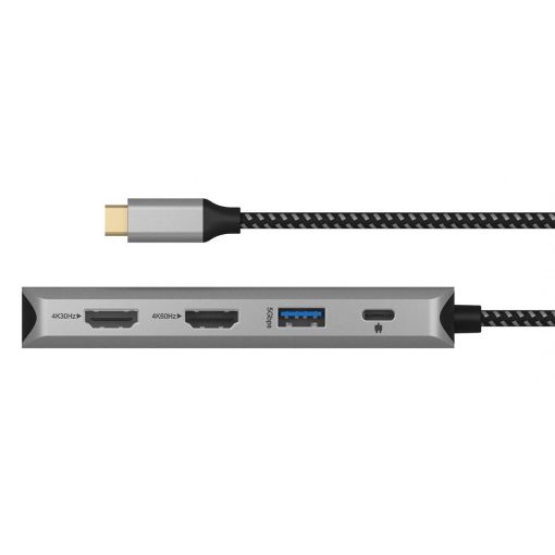 Εικόνα της Docking Station RaidSonic Icy Box 9-in-1 USB-C Gray IB-DK4012-CPD