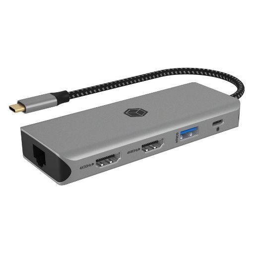 Εικόνα της Docking Station RaidSonic Icy Box 9-in-1 USB-C Gray IB-DK4012-CPD