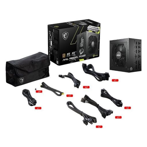 Εικόνα της Τροφοδοτικό MSI MAG A850GL 850W Full Modular 80 Plus Gold 306-7ZP8A36-CE0