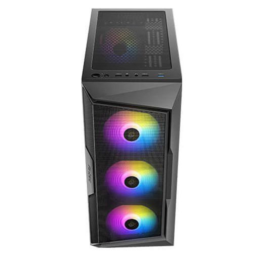 Εικόνα της Antec ΑΧ61 Elite ARGB Tempered Glass Black