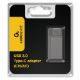 Εικόνα της Adapter Cablexpert USB-C Male to USB-A Female Black A-USB3-CMAF-01