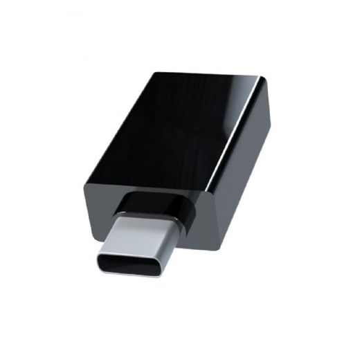 Εικόνα της Adapter Cablexpert USB-C Male to USB-A Female Black A-USB3-CMAF-01