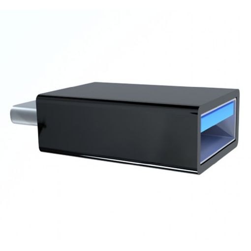 Εικόνα της Adapter Cablexpert USB-C Male to USB-A Female Black A-USB3-CMAF-01