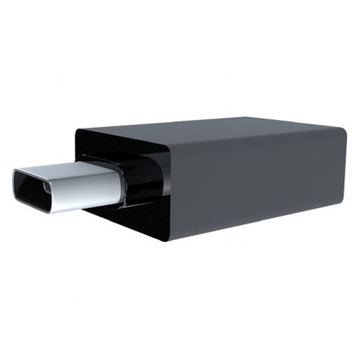 Εικόνα της Adapter Cablexpert USB-C Male to USB-A Female Black A-USB3-CMAF-01