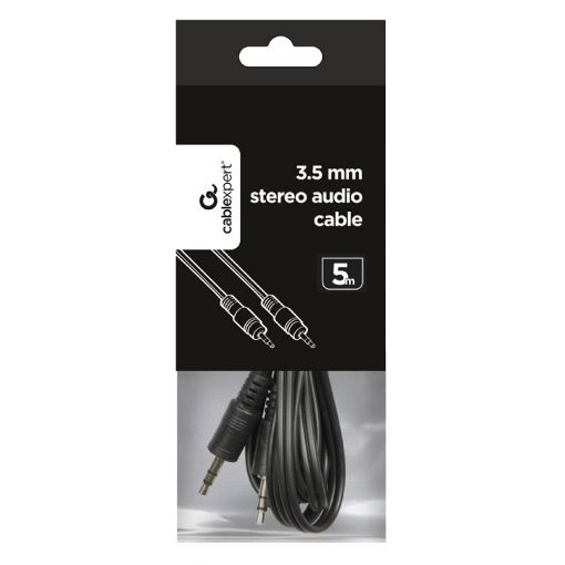 Εικόνα της Καλώδιο Cablexpert Audio 3.5mm Male to 3.5mm Male 5m Μαύρο CCA-404-5M