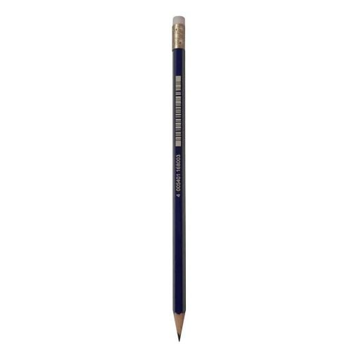 Εικόνα της Μολύβι Ξύλινο Με Γόμα Faber-Castell Goldfaber 1222 ΗΒ Blue 116800