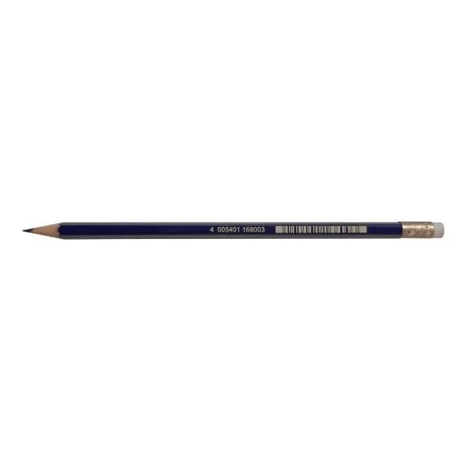 Εικόνα της Μολύβι Ξύλινο Με Γόμα Faber-Castell Goldfaber 1222 ΗΒ Blue 116800
