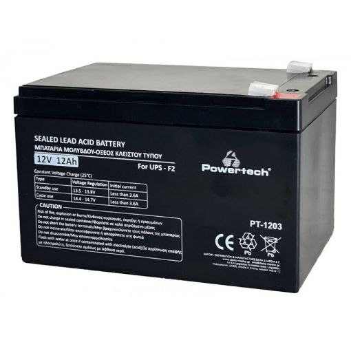 Εικόνα της Powertech Battery PT-1203 12V/12Ah