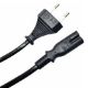 Εικόνα της Powertech Καλώδιο Τροφοδοσίας IEC C7 1.5m Black CAB-P021