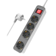 Εικόνα της Πολύπριζο Powertech PT-1056 4 Θέσεων 1.4m White