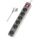 Εικόνα της Πολύπριζο Powertech PT-1058 6 Θέσεων 1.4m White