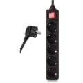 Εικόνα της Πολύπριζο Powertech PT-877 5 Θέσεων 3m Black