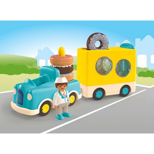 Εικόνα της Playmobil Junior - Φορτηγάκι Ντόνατ 71702