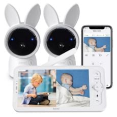 Εικόνα της Arenti AINanny WiFi 2K Baby Monitor Kit with LCD Screen & 2 Cameras