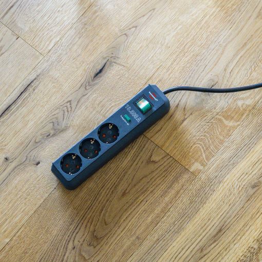 Εικόνα της Πολύπριζο Ασφαλείας Brennenstuhl Eco-Line 3 Θέσεων με Διακόπτη 1.5m Anthracite 1158810315