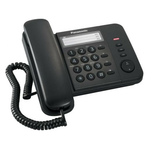 Εικόνα της Ενσύρματο Τηλέφωνο Panasonic Phone KX-TS520EX2B Black