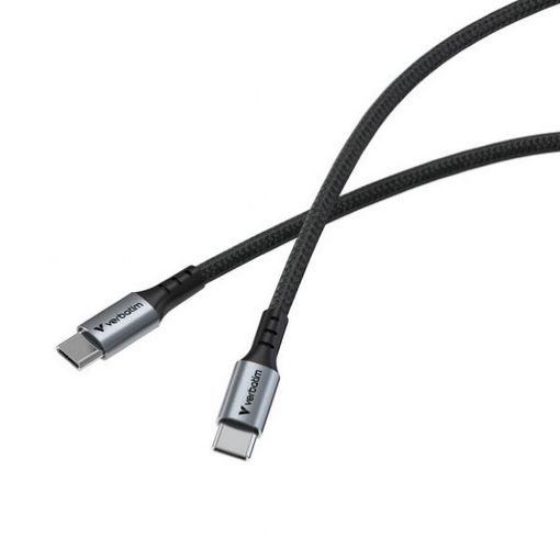 Εικόνα της Καλώδιο Verbatim Sync & Charge USB-C to USB-C 60W 1.2m Black 31845