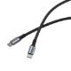 Εικόνα της Καλώδιο Verbatim Sync & Charge USB-C to USB-C 100W 1.2m Black 31846