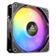 Εικόνα της Case Fan Antec P12 120mm ARGB PWM Reverse Black