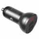 Εικόνα της Φορτιστής Αυτοκινήτου Baseus Digital Display Dual USB 4.8A Grey CCBX-0G