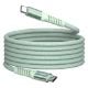 Εικόνα της Καλώδιο Verbatim Sync & Charge USB-C to USB-C 60W Magnetic 1.2m Green 31864