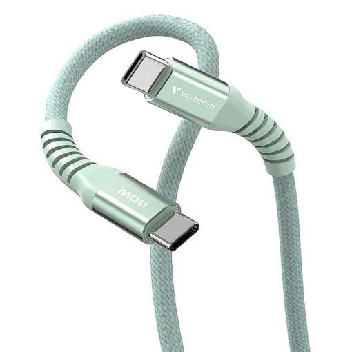 Εικόνα της Καλώδιο Verbatim Sync & Charge USB-C to USB-C 60W Magnetic 1.2m Green 31864