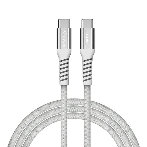 Εικόνα της Καλώδιο Verbatim Sync & Charge USB-C to USB-C 60W Magnetic 1.2m Grey 31850