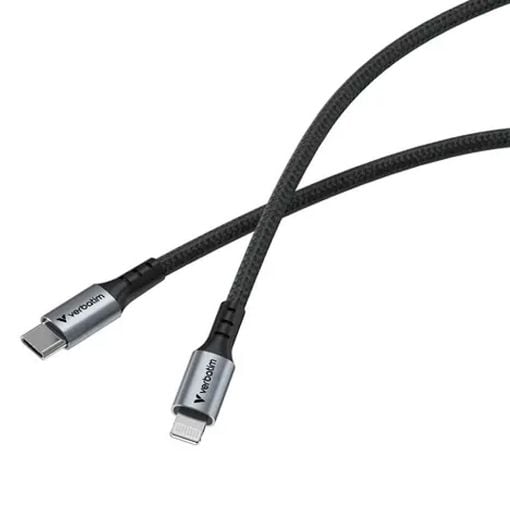 Εικόνα της Καλώδιο Verbatim Sync & Charge USB-C to Lightning 60W 1.2m Black 31844
