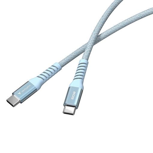Εικόνα της Καλώδιο Verbatim Sync & Charge USB-C to USB-C 60W Magnetic 1.2m Blue 31852