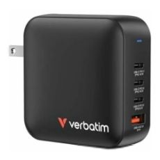 Εικόνα της Φορτιστής Verbatim Mini GaN 3x USB-C & USB-A 165W Black 32216