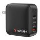 Εικόνα της Φορτιστής Verbatim Mini GaN 3x USB-C & USB-A 165W Black 32216