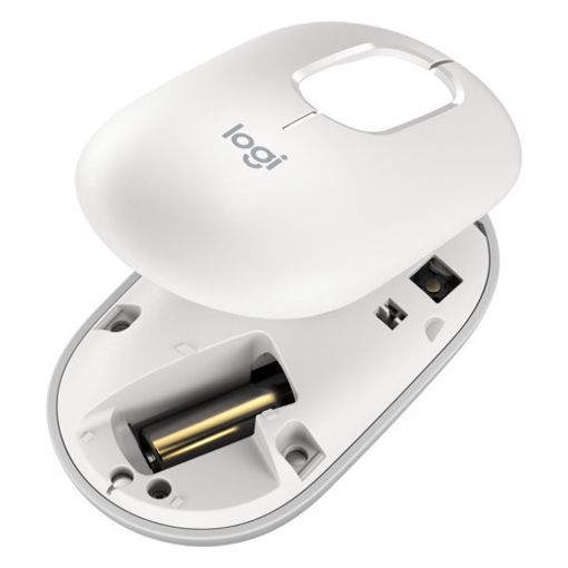 Εικόνα της Ποντίκι Logitech POP Emoji Bluetooth Off-White 910-007411