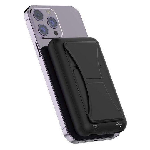 Εικόνα της Power Bank Verbatim Charge n Go 10000mAh Magnetic Wireless with Stand Black 32264