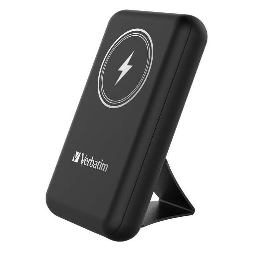 Εικόνα της Power Bank Verbatim Charge n Go 10000mAh Magnetic Wireless with Stand Black 32264