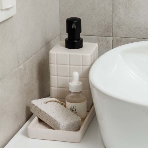 Εικόνα της Δίσκος Μπάνιου Estia Tiles Κεραμικός 20x10x2cm Λευκός 02-27742