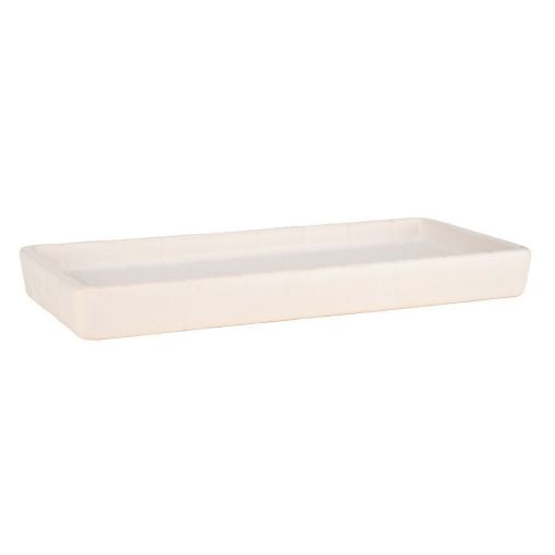 Εικόνα της Δίσκος Μπάνιου Estia Tiles Κεραμικός 20x10x2cm Λευκός 02-27742