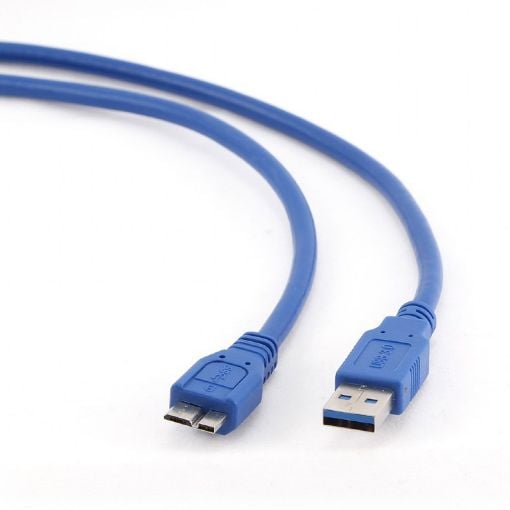 Εικόνα της Καλώδιο Cablexpert USB-A Male to Micro USB Male 0.5m Μπλε CCP-MUSB3-AMBM-0.5M