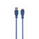 Εικόνα της Καλώδιο Cablexpert USB-A Male to Micro USB Male 0.5m Μπλε CCP-MUSB3-AMBM-0.5M