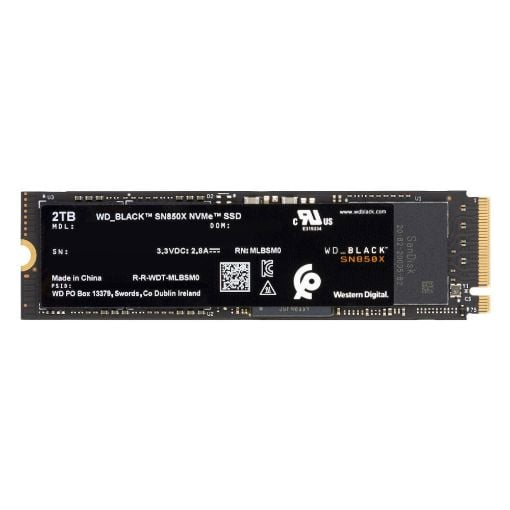 Εικόνα της Δίσκος SSD Western Digital SN850X 2TB PCIe 4.0 NVMe M.2 WDS200T2X0E
