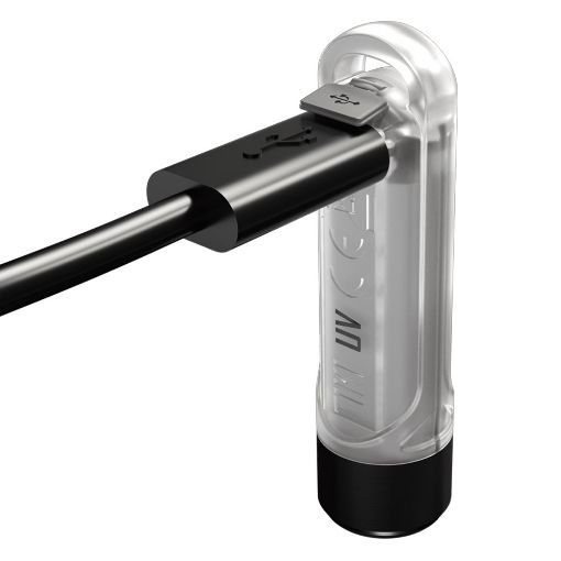 Εικόνα της Φακός NiteCore Tiki UV Επαναφορτιζόμενος 70lm IP66 Transparent/Black