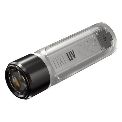 Εικόνα της Φακός NiteCore Tiki UV Επαναφορτιζόμενος 70lm IP66 Transparent/Black