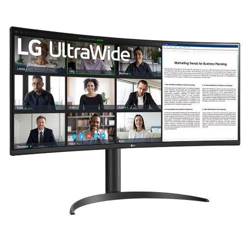 Εικόνα της Οθόνη LG 34WR55QK-B 34" Curved UltraWide VA WQHD 100Hz HDR