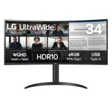Εικόνα της Οθόνη LG 34WR55QK-B 34" Curved UltraWide VA WQHD 100Hz HDR
