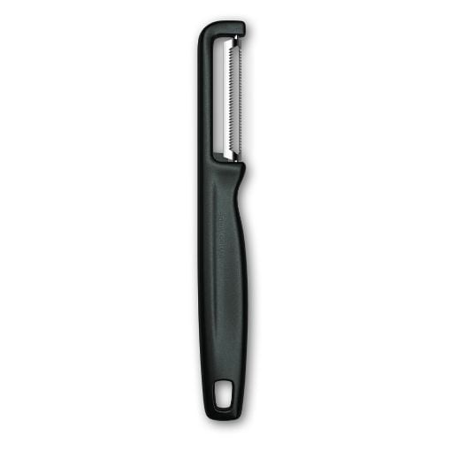 Εικόνα της Αποφλοιωτής Victorinox Lota Οδοντωτός με Λαστιχένια Λαβή Μαύρο 6.0943.3