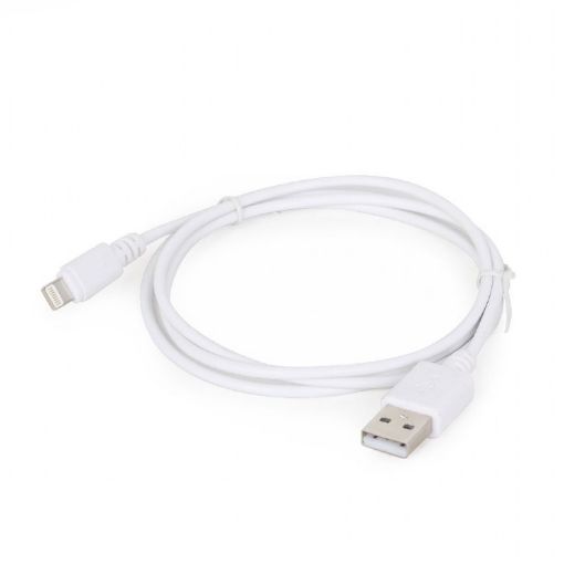 Εικόνα της Καλώδιο Cablexpert USB-A Male to Lightning Male 2m White CC-USB2-AMLM-2M-W
