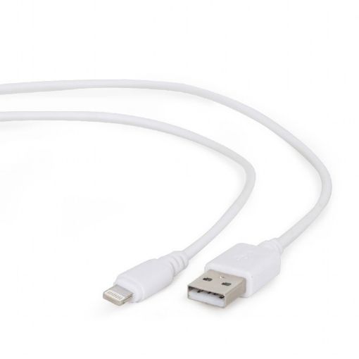 Εικόνα της Καλώδιο Cablexpert USB-A Male to Lightning Male 2m White CC-USB2-AMLM-2M-W